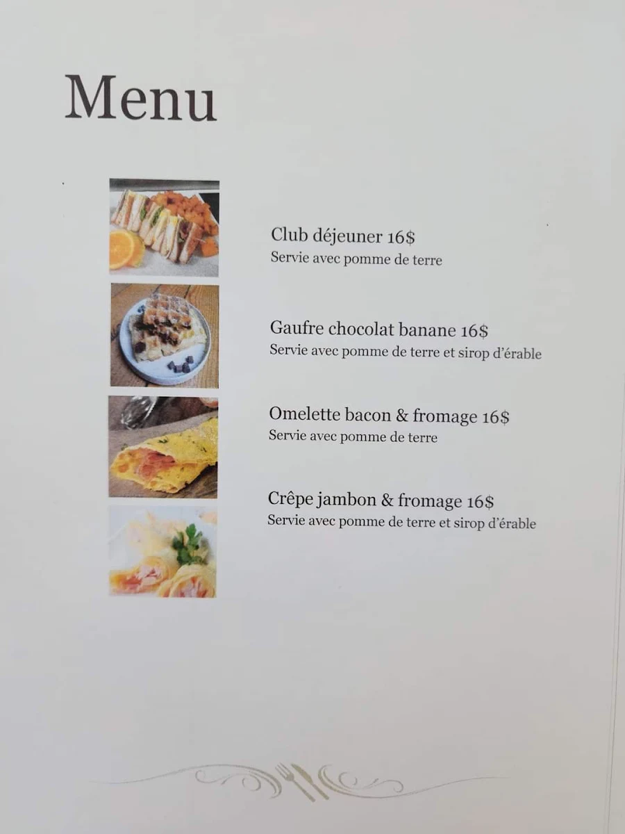 Menu, Aux 3 Copains
