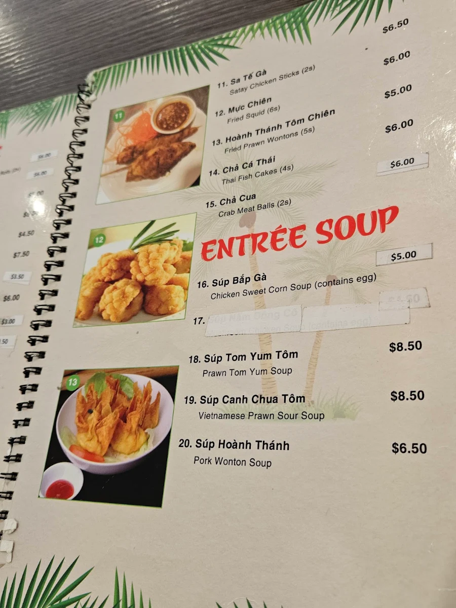 Menu, Hủ Tiếu Mì BẾN TRE