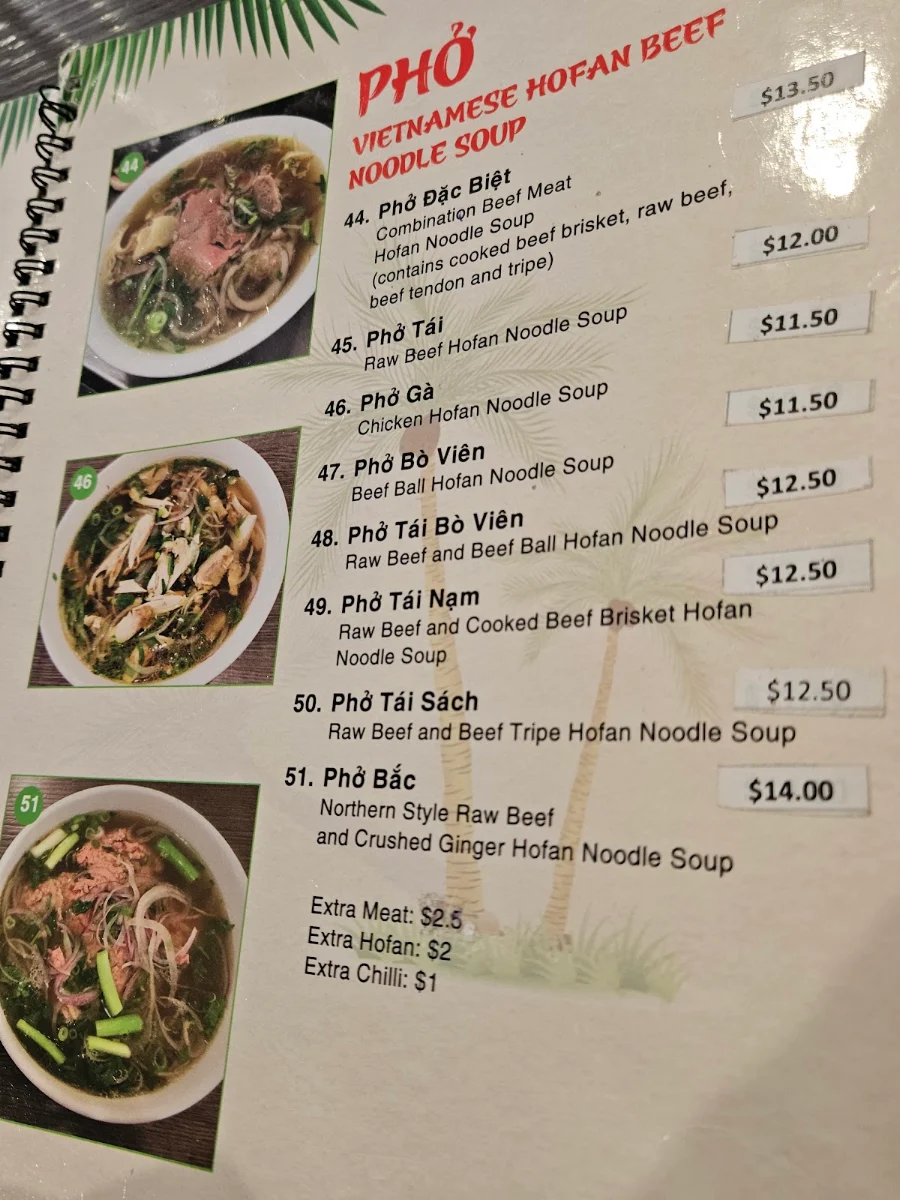 Menu, Hủ Tiếu Mì BẾN TRE