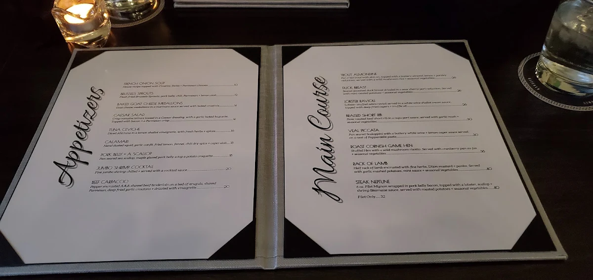 Menu, Linx Kitchen + Social