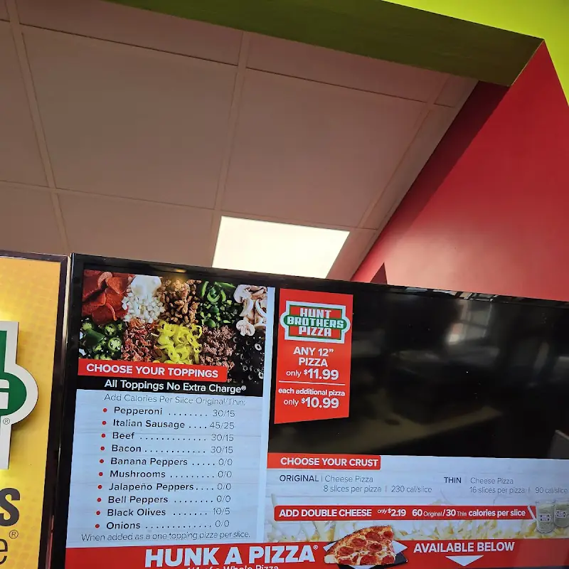 Hunt brothers pizza