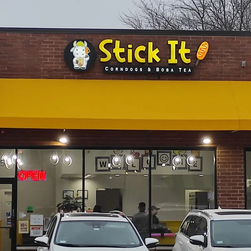 C2 - (2) Flammin' Stick, (S) Flamin Fries, (2) Sweet Cheese Ball, (2) Brown Sugar Boba  Kow Tea