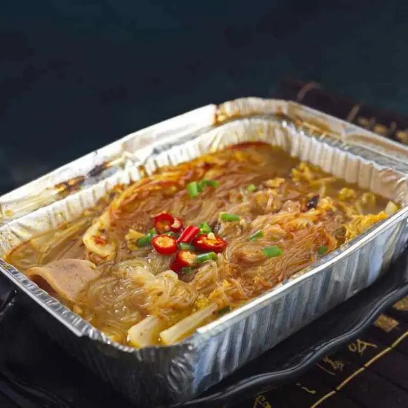 锡纸虾滑 (Tinfoil Spicy Shrimp Paste)