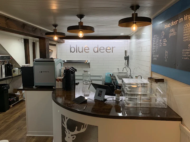 blue deer on king