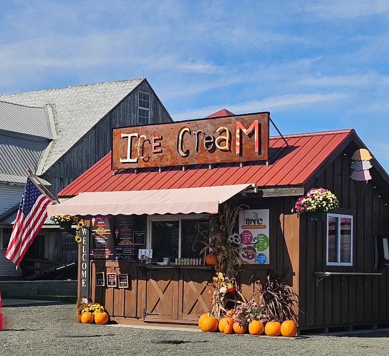 Hadley Scoop at the Silos ice cream farm