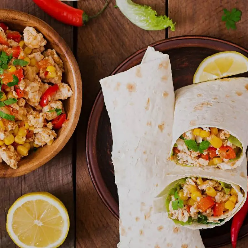 5. Quesadillas Rice & Beans