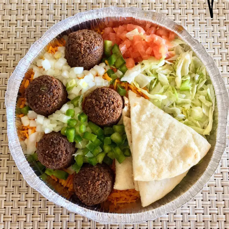 Mix Grill Meat with Falafel