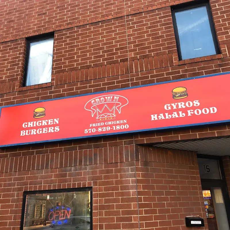 HALAL CROWN FRIED CHICKEN GYROS BURGERS SANDWICHES