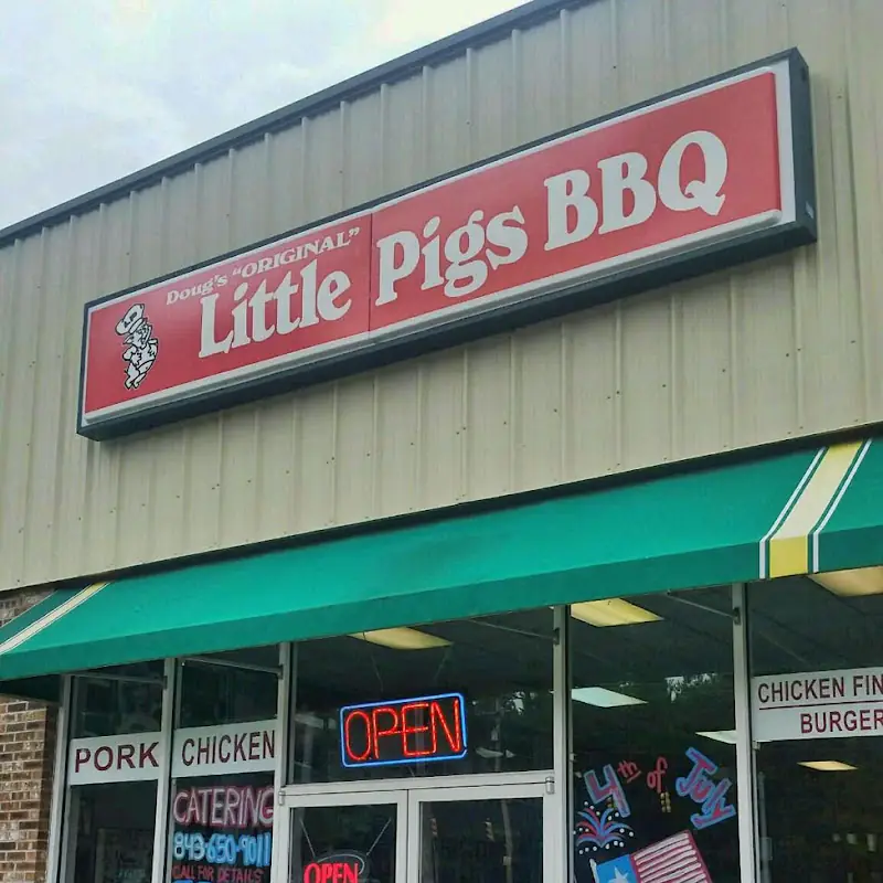 1/2 rack ribs plate