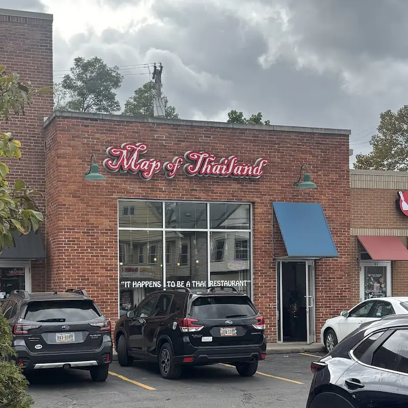 Map of Thailand restaurant