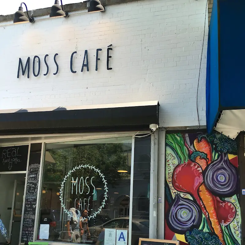 moss cafe anniversary tote bag