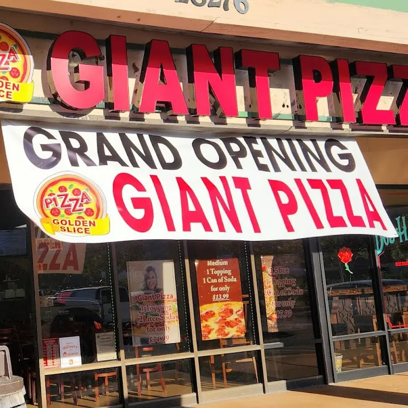 Golden Slice Giant Pizza