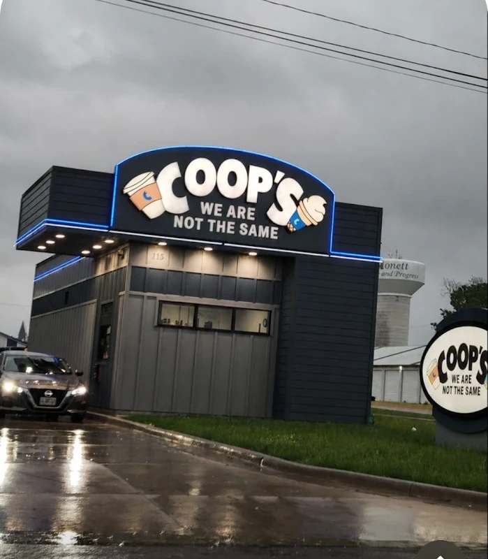 Coops coffee and custard