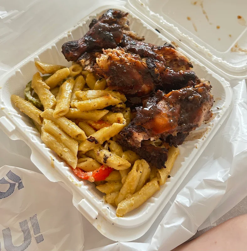Stew Chicken Rasta Pasta