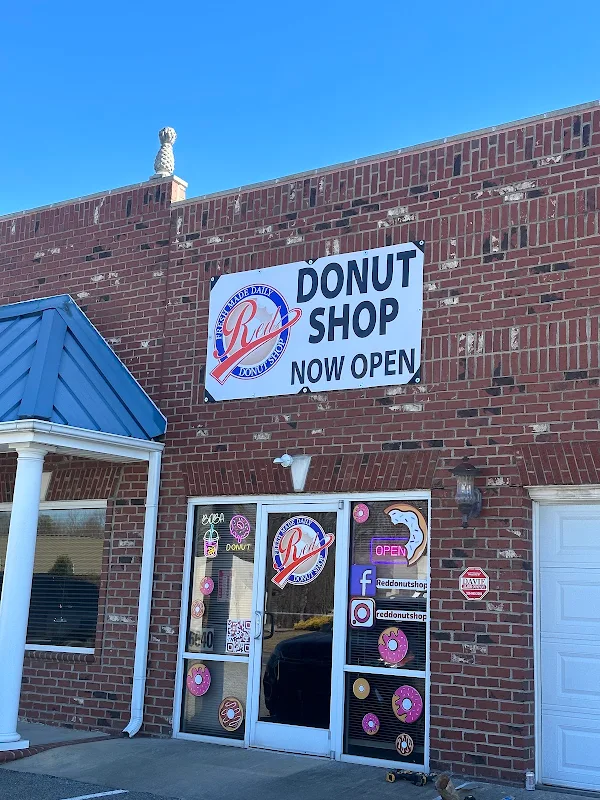 Red Donut Shop Welcome