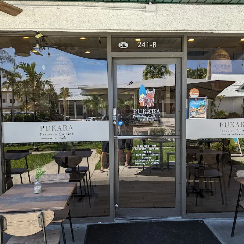 Pukara Peruvian Cuisine on the beach