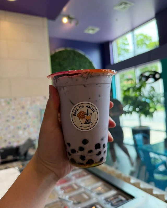 Boba Tea & Waffle