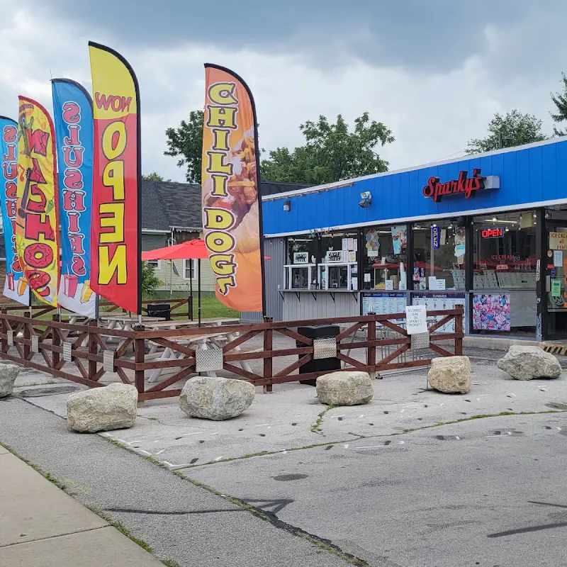 Sparky's , pizza cones and coneys