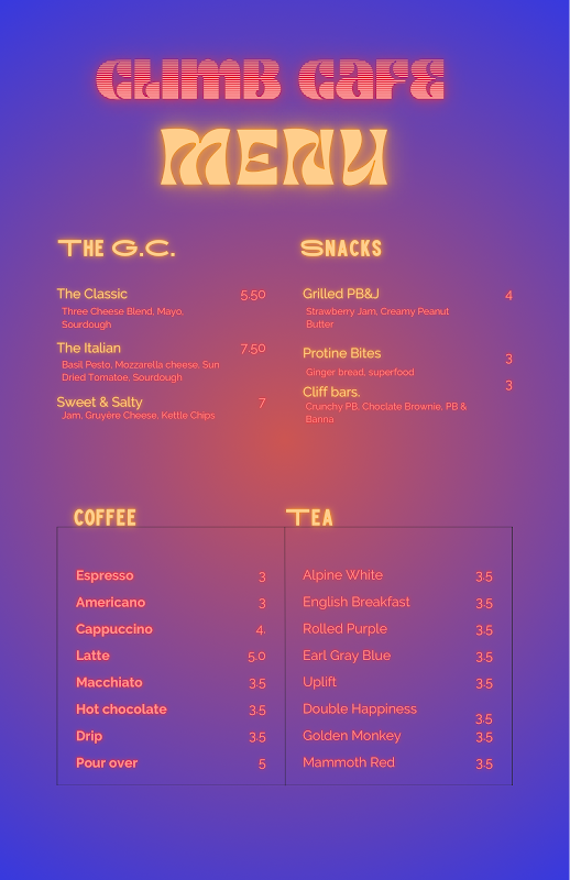 Climb Cafe