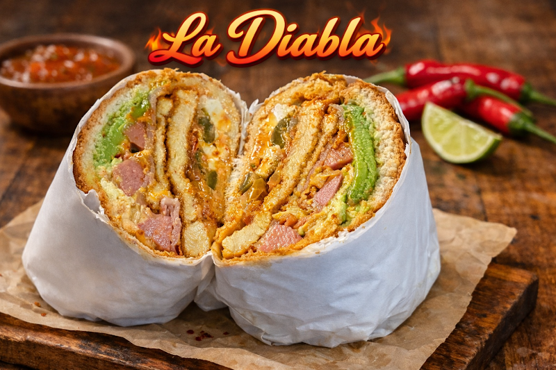 Burrito Huevo en Salsa Verde