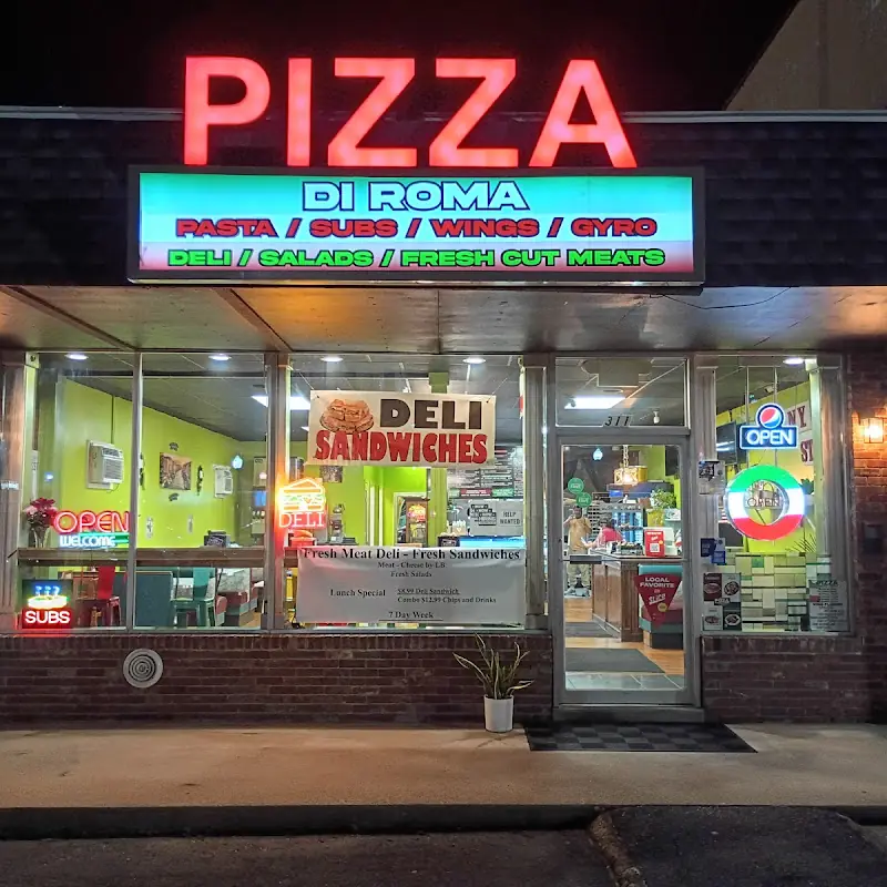 Pizza di Roma pasta and wings