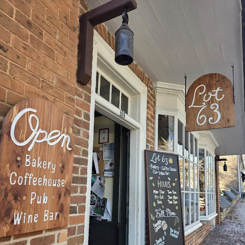 Lot 63: Bakery, Coffeehouse, Pub, Wine Bar