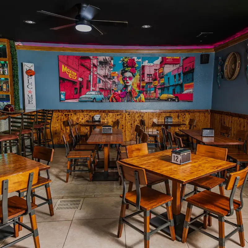 mexico city street food and bar