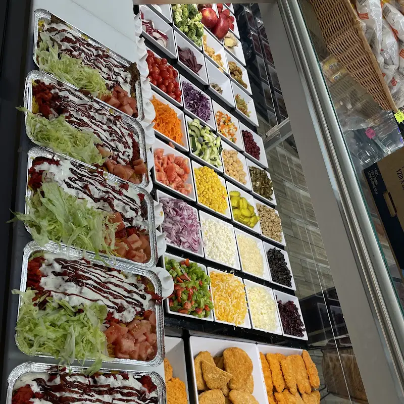 Chicken Rice and Salad