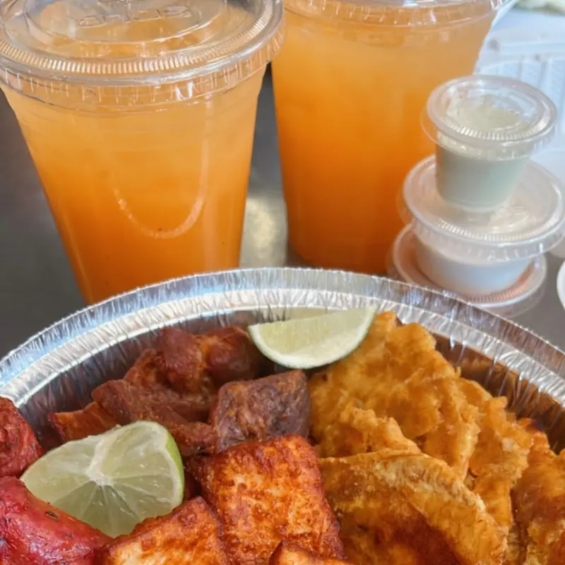 Fried Green Plantains/ Tostones