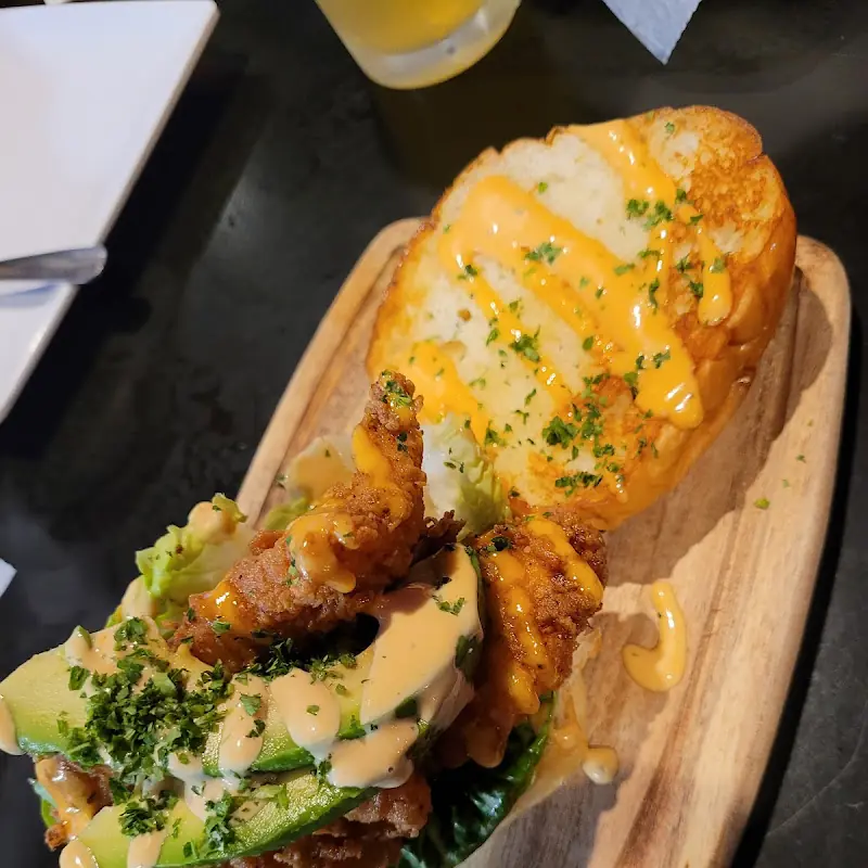 Mango Habanero Glazed Salmon Sandwich