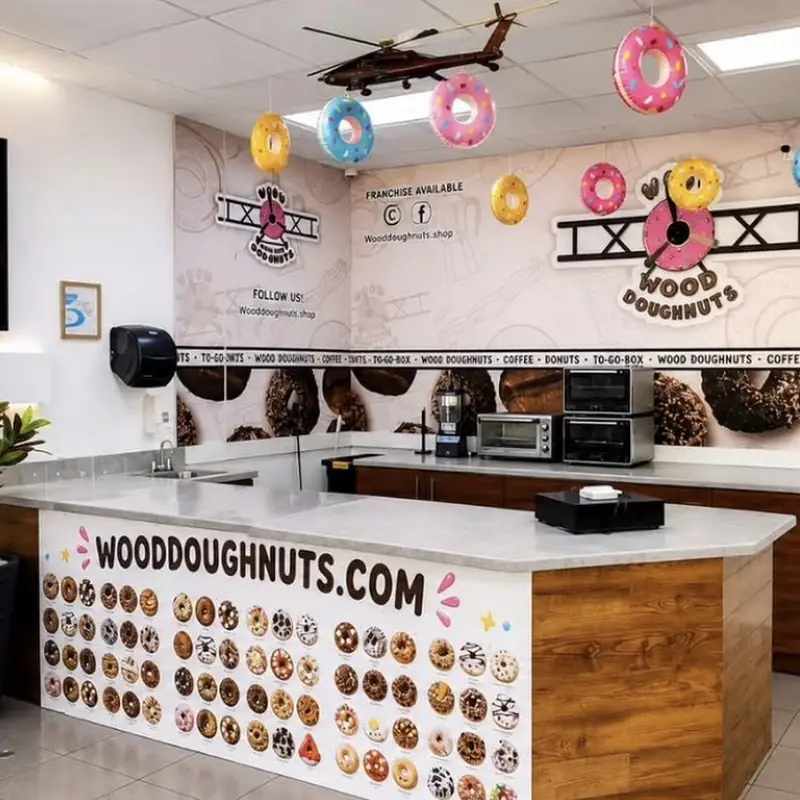 Wood doughnuts Summit Hills