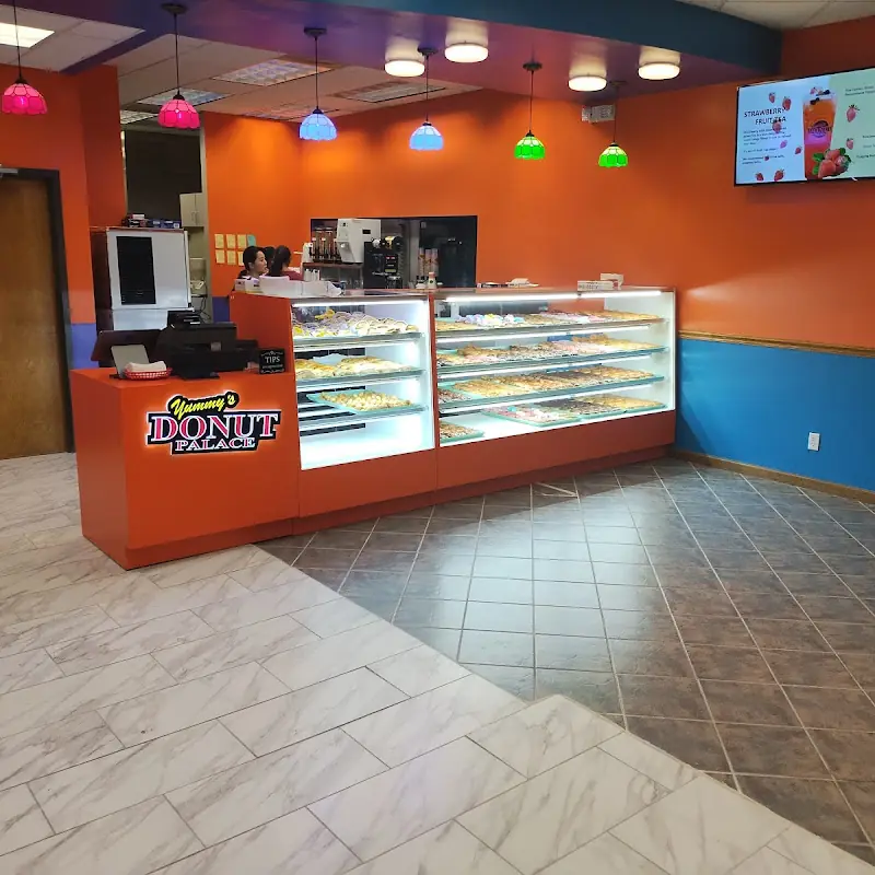 Yummy donut palace.boba tea.smoothies.coffee