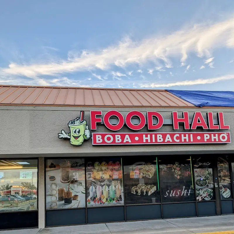 Food Hall Vietnamese Pho Japanese Hibachi Boba