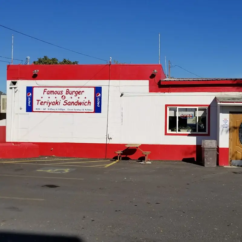 Famous Burger & Teriyaki Sandwich