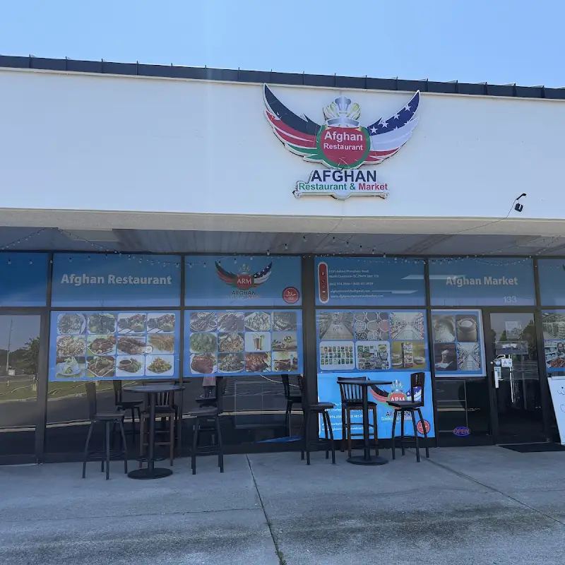 Afghan restaurant and market