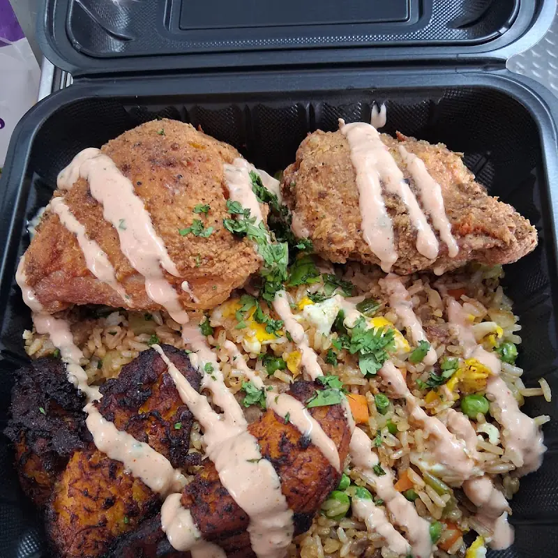 Fried rice with 3 pc tenders