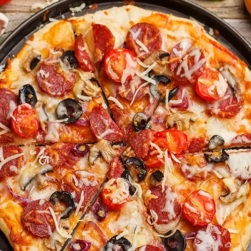 8. Hawaiian Pizza (Red or White)