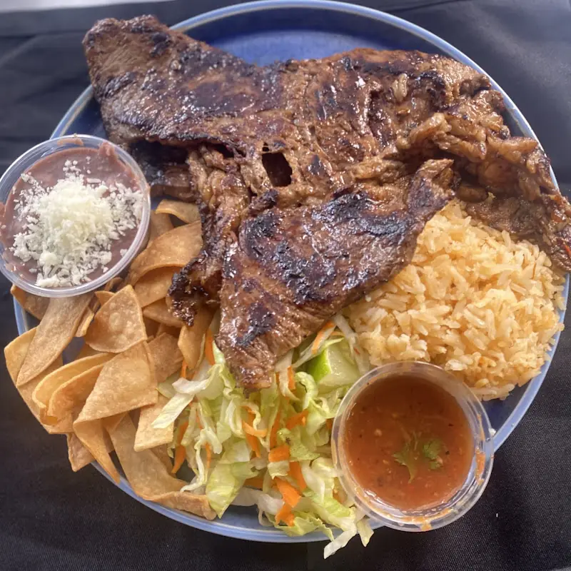 Pollo Asado Plate with Rice