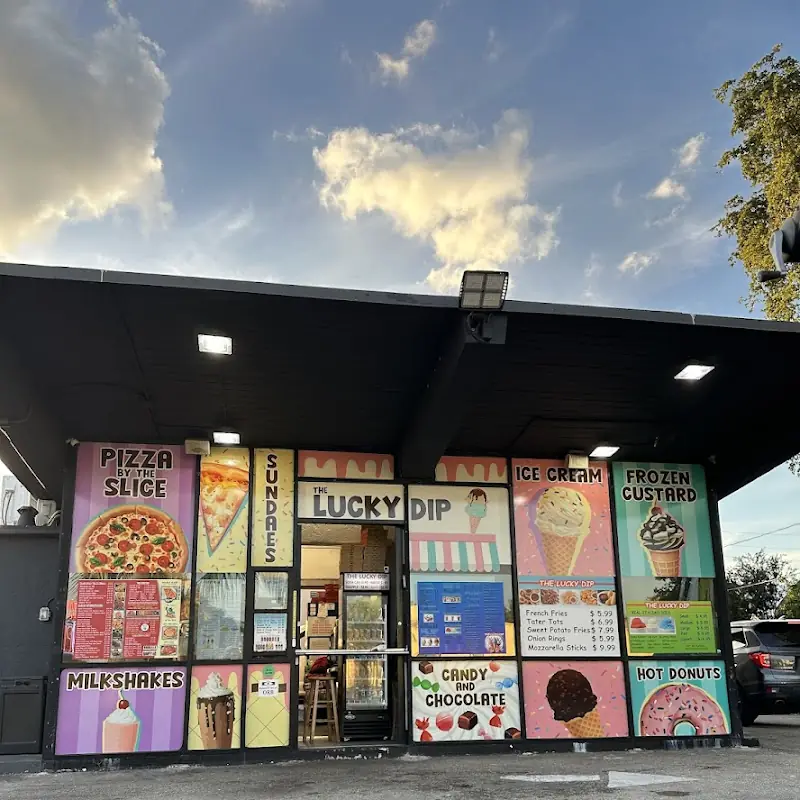 The Lucky Dip Cholov Yisroel Kosher Pizza & Ice Cream inside Chevron Gas Station