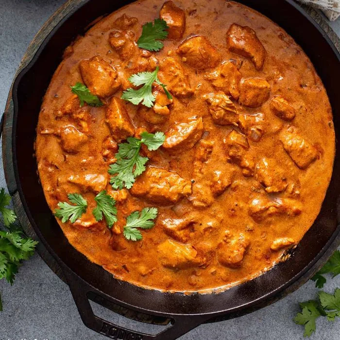 Lamb saag with rice