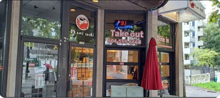 Okami Sushi - Japanese Restaurant, Bute Street Vancouver BC