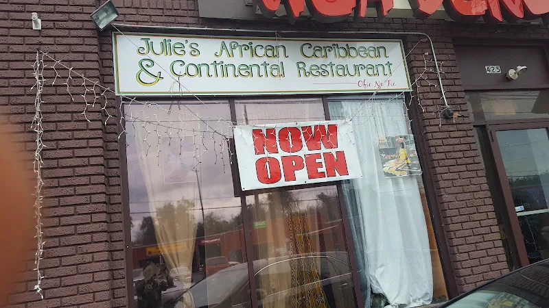 JULIE'S AFRICAN CARIBBEAN & CONTINENTAL RESTAURANT & MARKET.