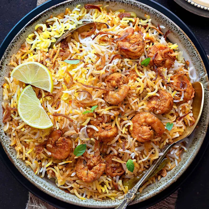 Indo-Chinese 🐉 Shrimp 🦐 Fried Rice 🍚