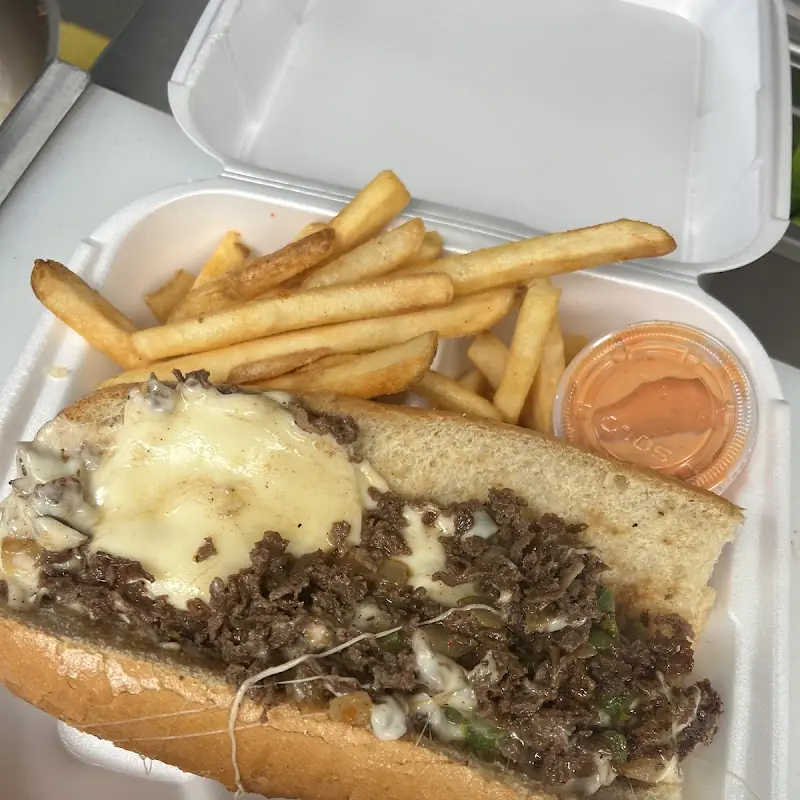Philly Cheesesteak with Fries (Combo)
