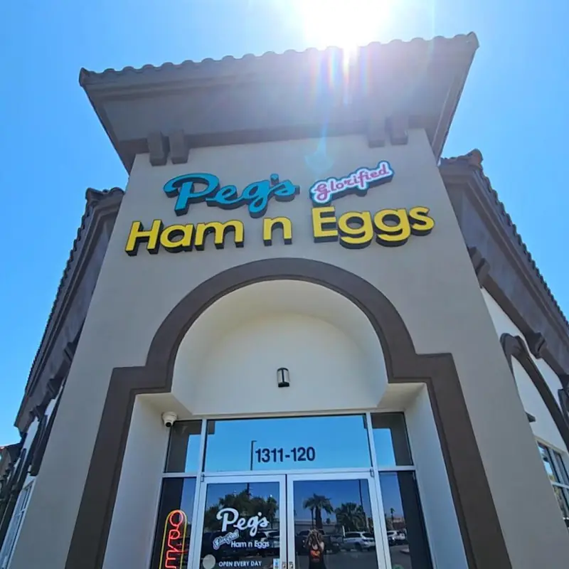 Peg's Glorified Ham and Eggs - Sunset