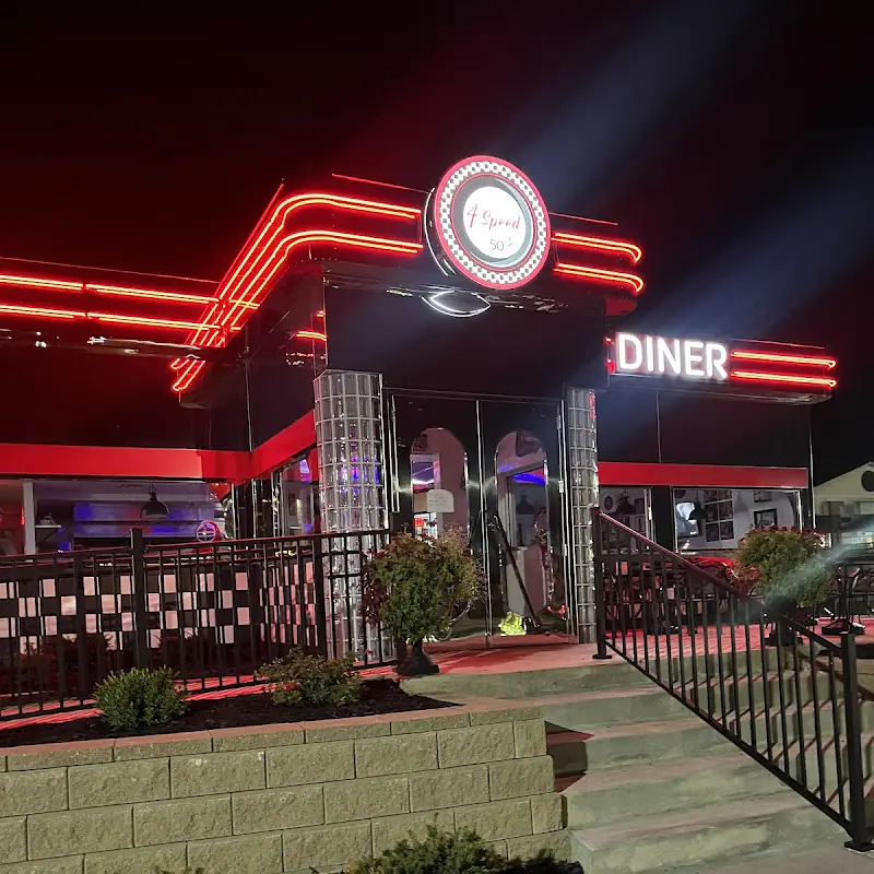 4 Speed on 50s Diner
