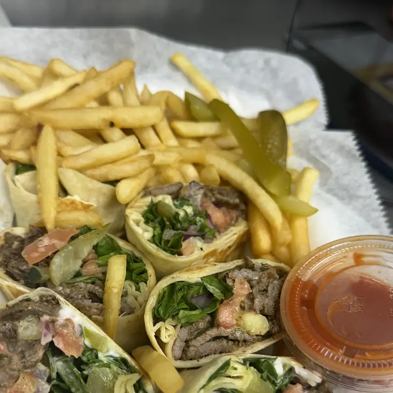 Shawarma Mix ( Beef & Gyro) Over Rice