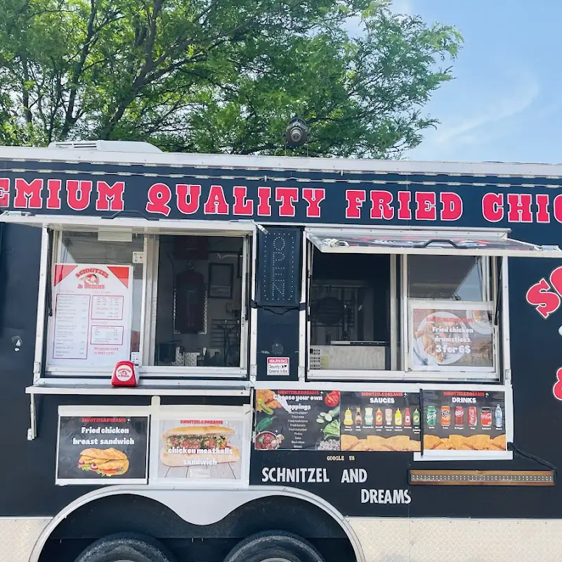 Schnitzel and dreams food trailer
