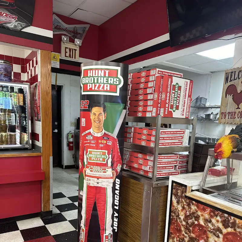 Hunt Brothers Pizza.