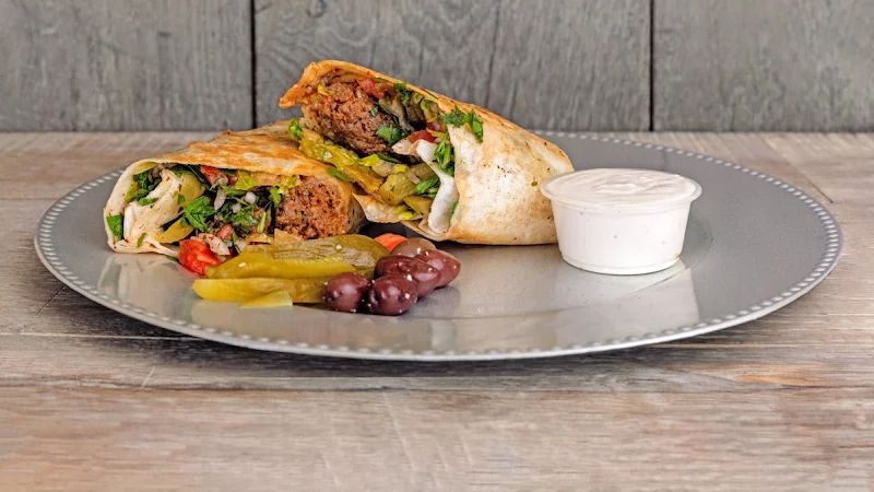 Lamb Shawarma Wrap With Fries